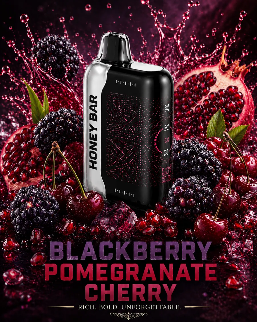 Honey Bar Blackberry Pomegranate Cherry — buy vapes online Sydney