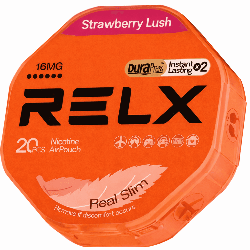 Relx AirPouch Strawberry Lush | 16mg — vape delivery Dandenong