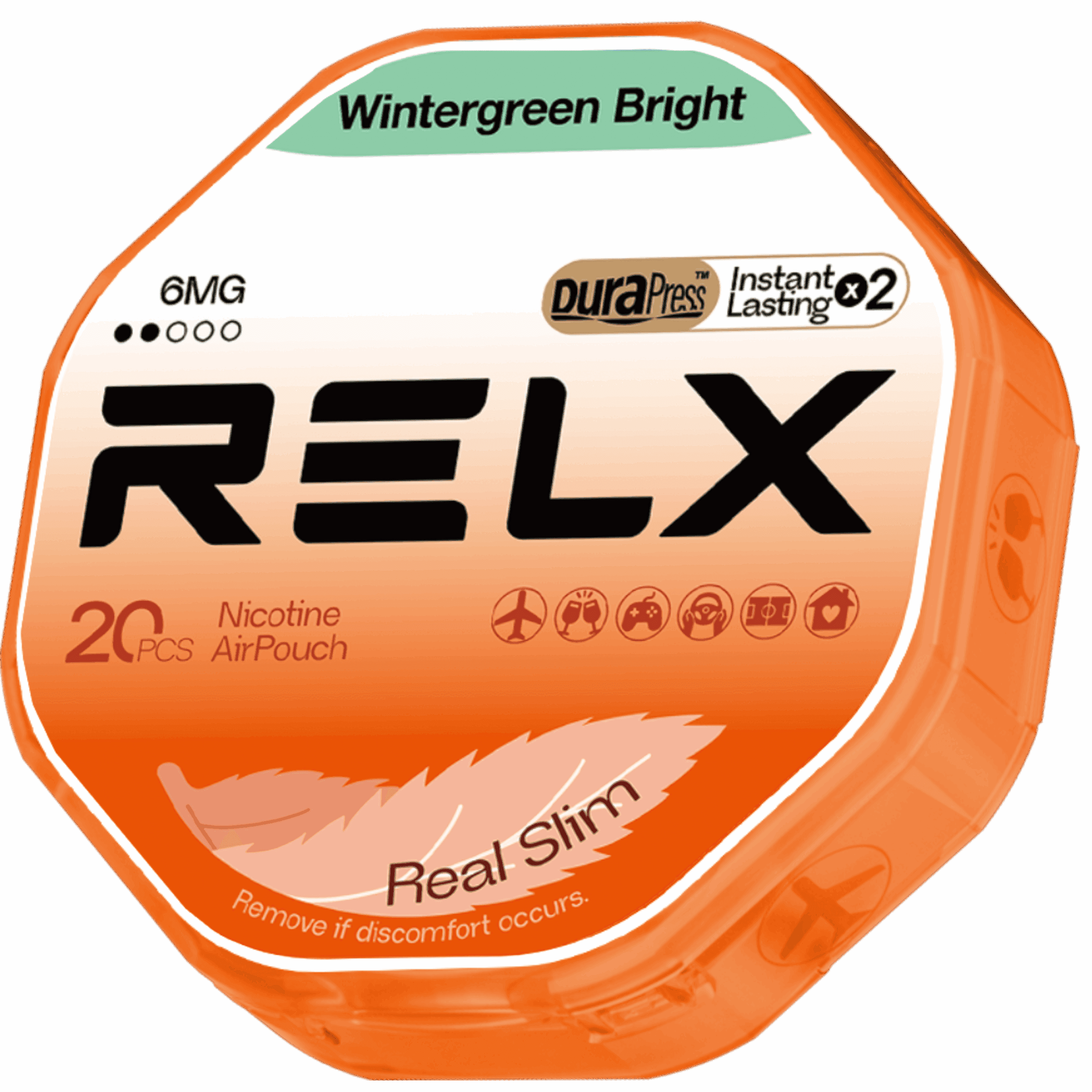 Relx AirPouch Wintergreen Bright | 6mg — vape delivery Dandenong