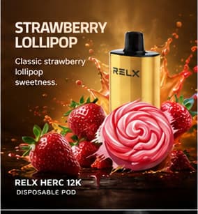 Relx Herc Strawberry Lollipop — vape delivery Dandenong